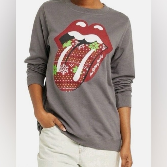 the Rolling Stones Jackets & Blazers - Rolling Stone Christmas Crewneck
